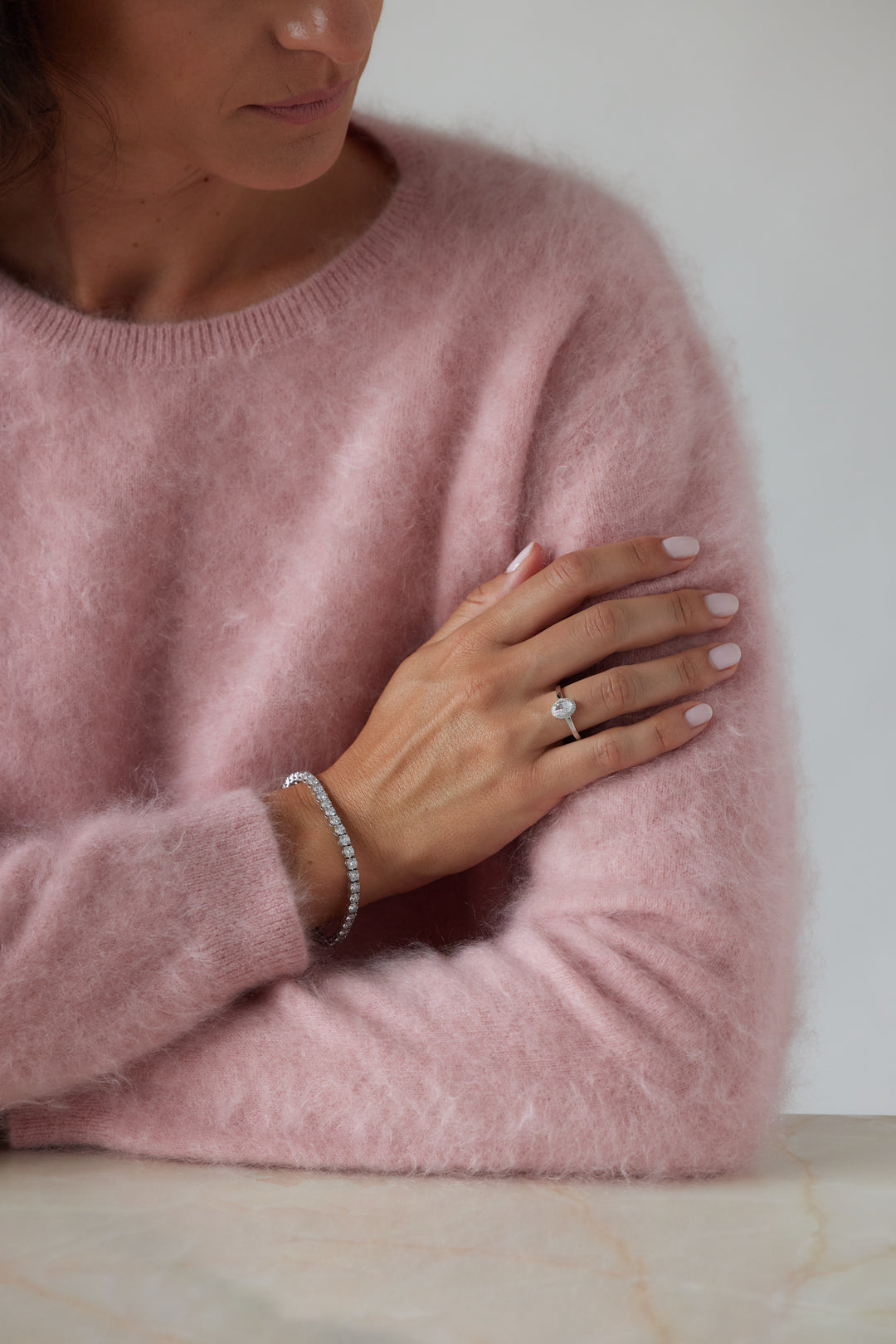 Elegant oval cut engagement ring with halo by IRALIS – Zurich-designed fine jewelry with DEF color and VS1–VS2 clarity.