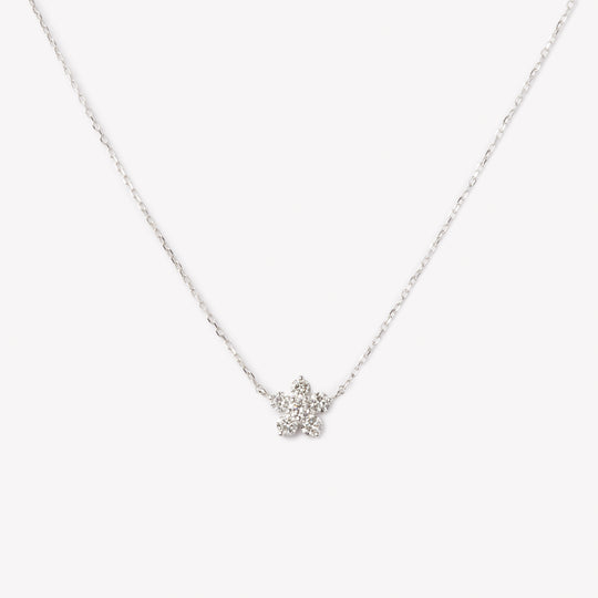 Round brilliant cut necklace by IRALIS featuring lab-grown DEF color diamonds, Zurich designed