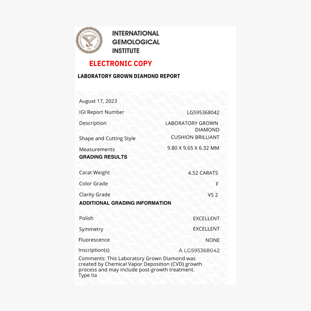 IGI Diamond Certification