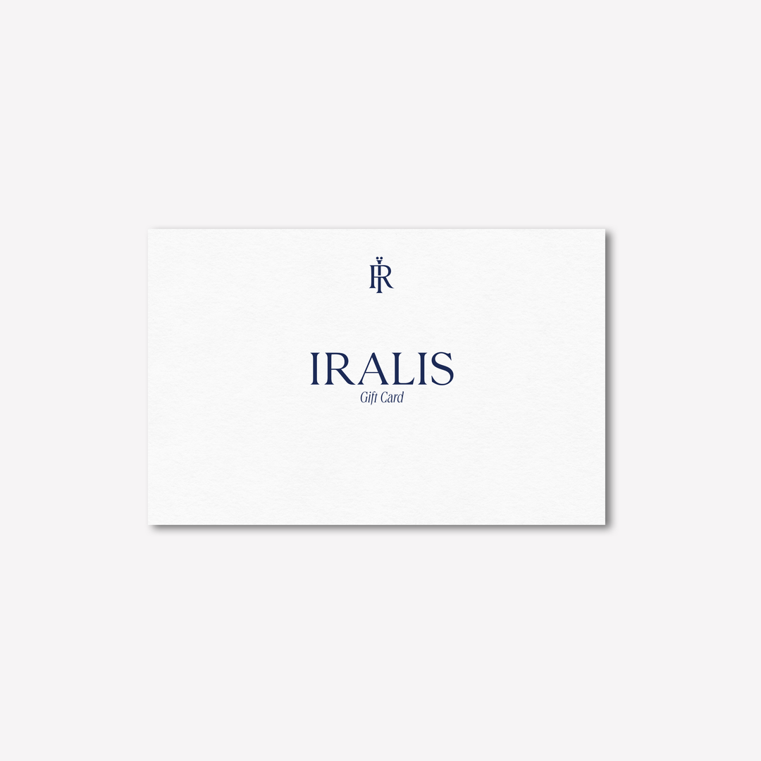 IRALIS digital Gift Card for fine jewelry made of lab grown diamonds and recycled gold.