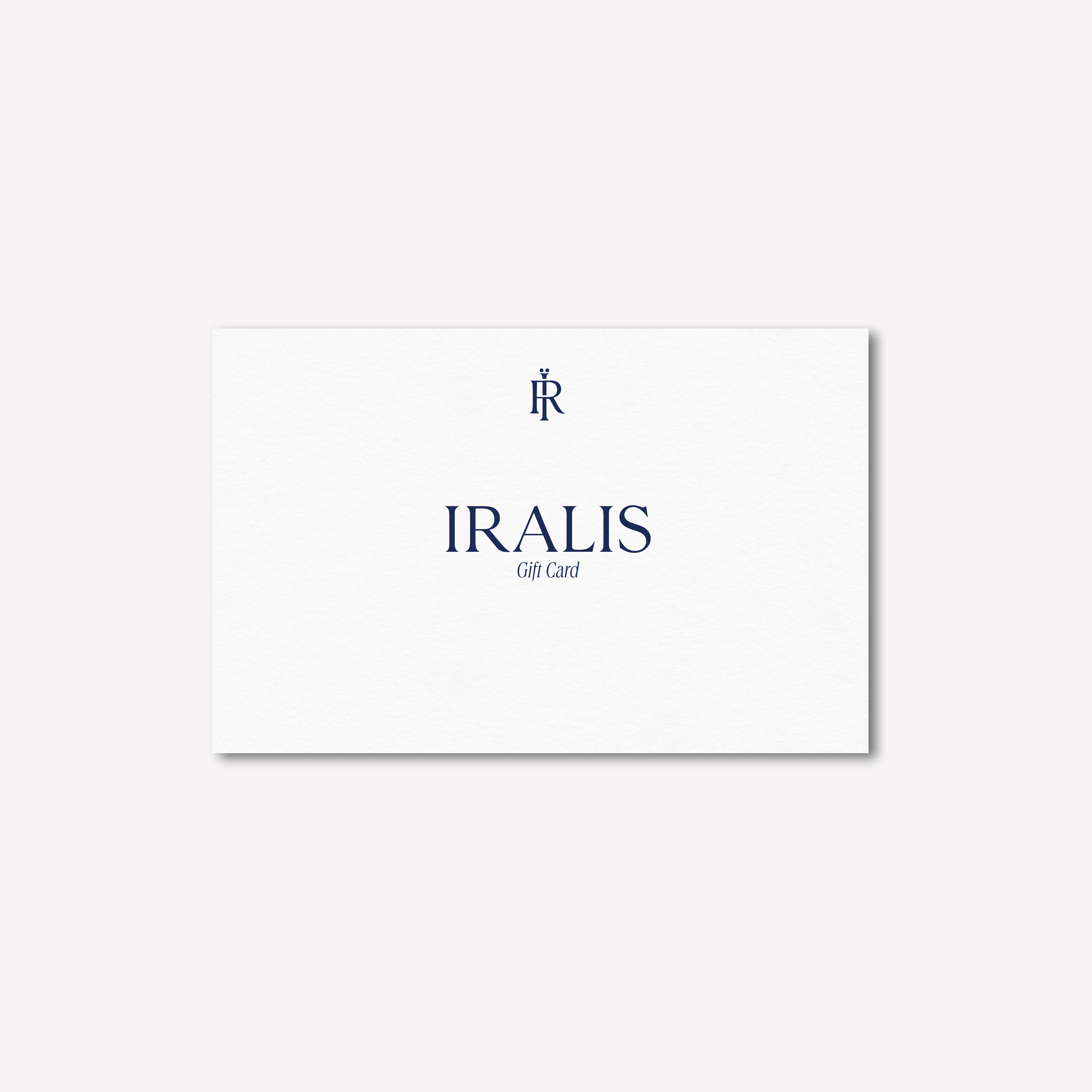 IRALIS digital Gift Card for fine jewelry made of lab grown diamonds and recycled gold.