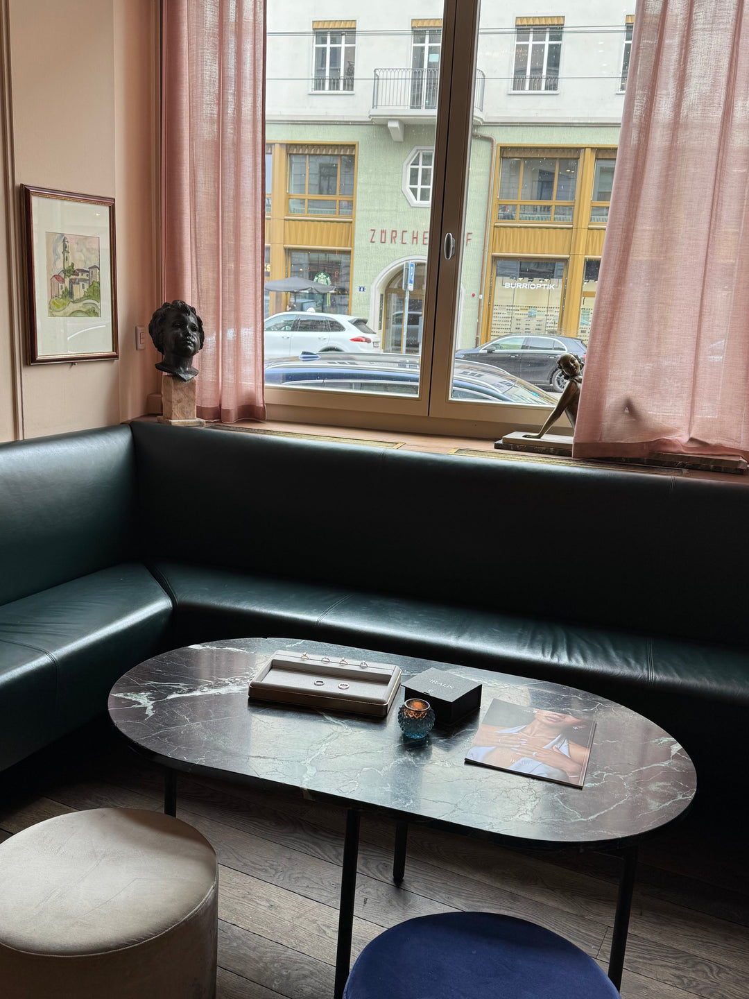 Modern meeting room for jewelry appointments