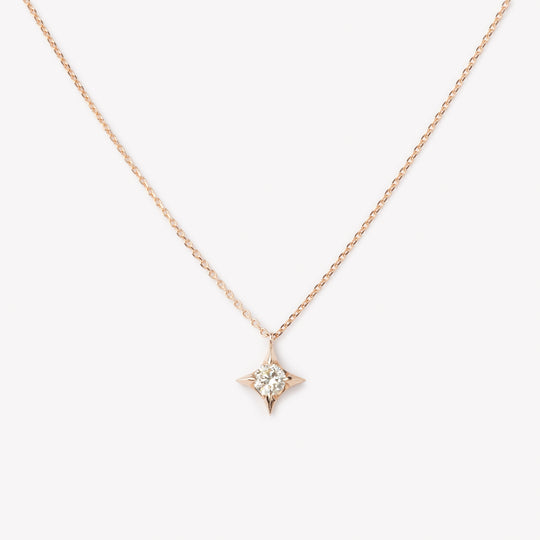 Round brilliant cut necklace by IRALIS featuring lab-grown DEF color diamonds, Zurich designed.