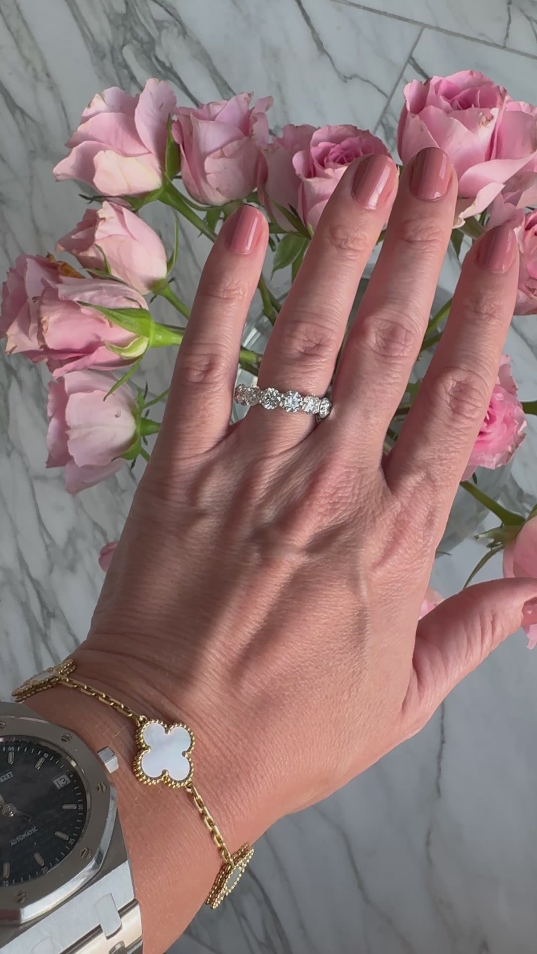 7ctw Paros Eternity Ring