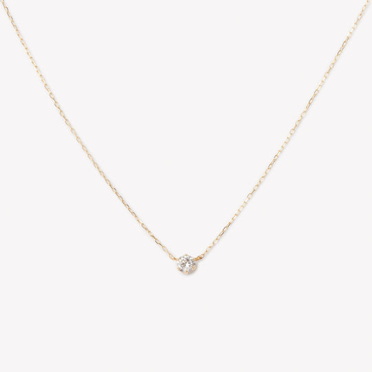 Zurich designed round diamond necklace by IRALIS with lab-grown DEF color stones and timeless elegance